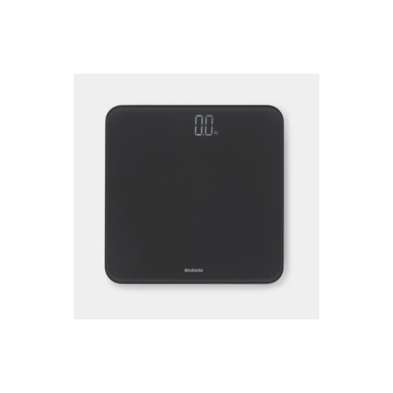 BÁSCULA DE BAÑO DIGITAL GRIS OSCURO  280122