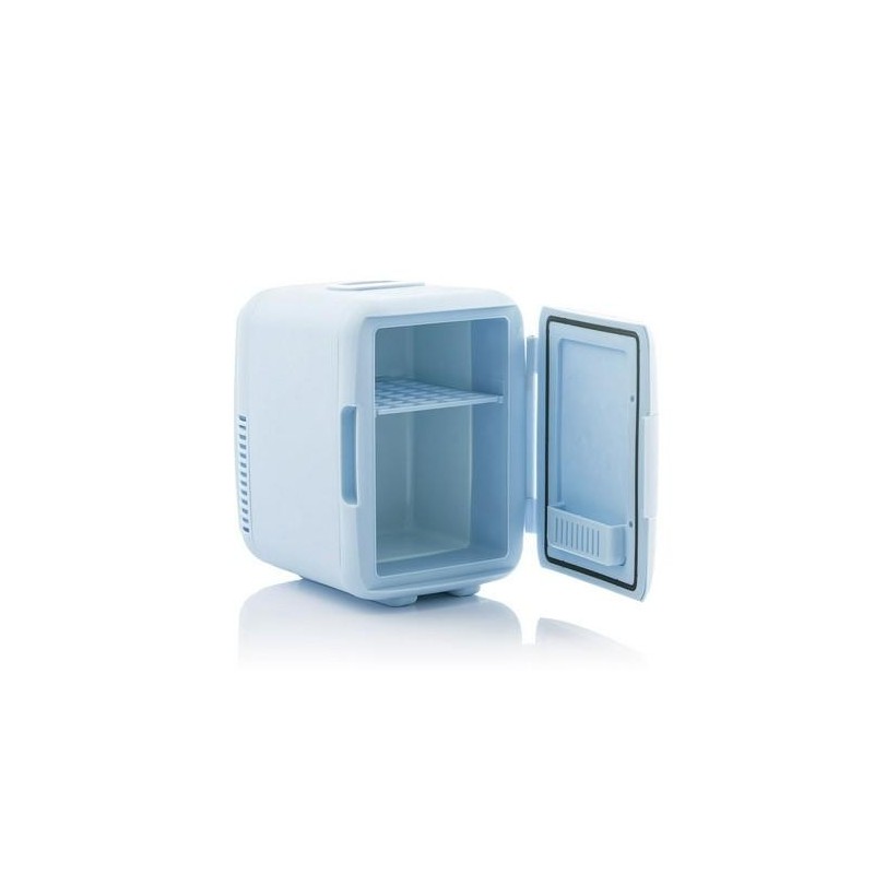 MINI NEVERA COSMETICOS Y OFICINA AZUL PASTEL 4L