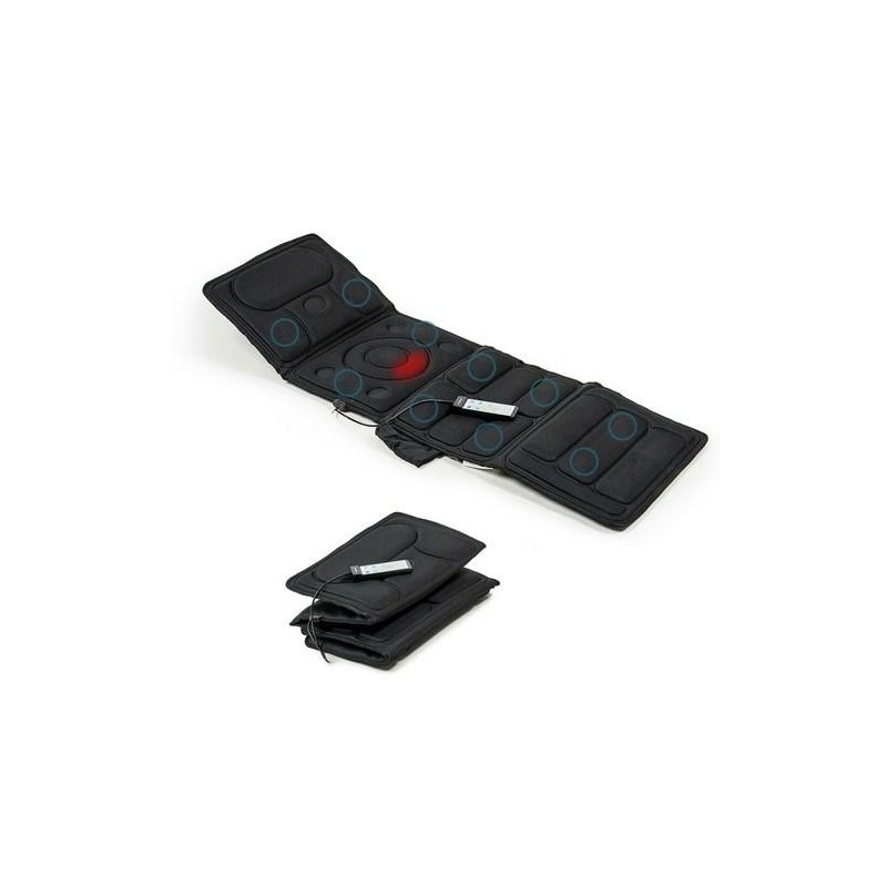 COLCHON MASAJE VIBRACION 4 ZONAS 20W 156X54CM