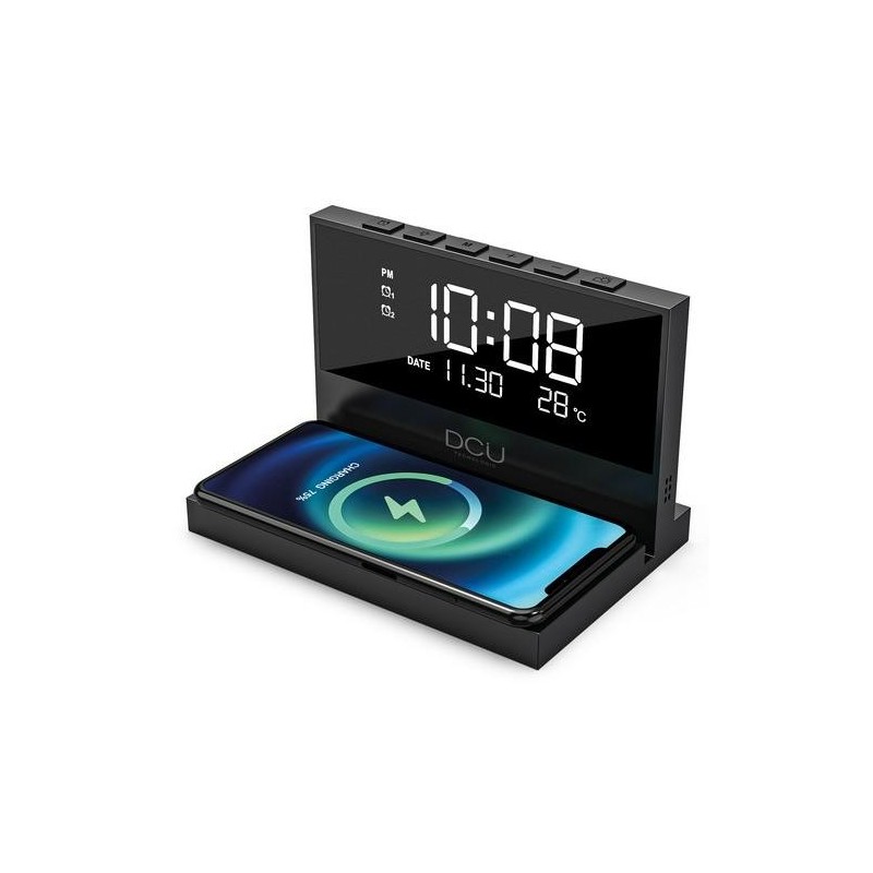 RELOJ DESPERTADOR CARGA INALAMBRICA 15W  37300830