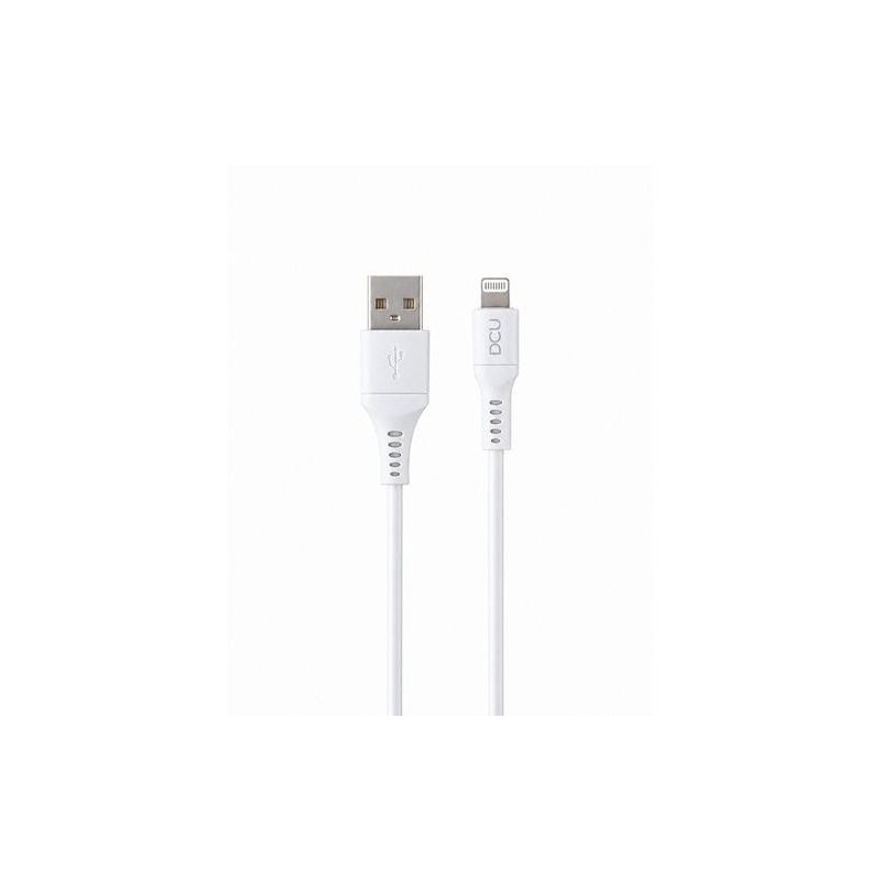 CABLE USB-A IPHONE 1M PVC BLANCO 34101290