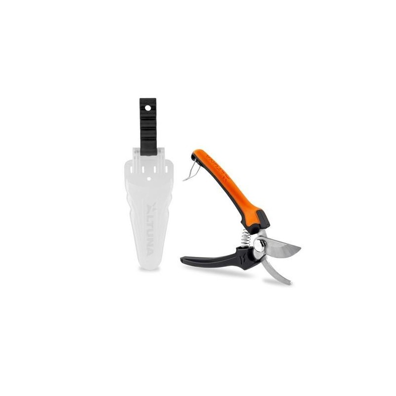 TIJERA INOX 19CM VENDIMIA CURVA ALARGADA+FUNDA