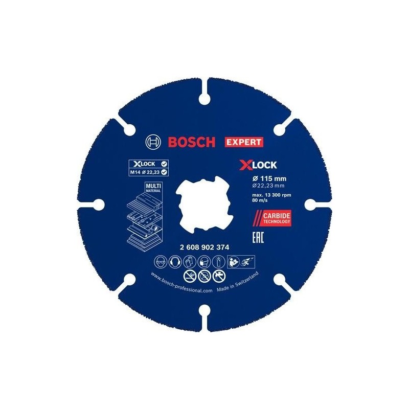 DISCO CORTE MULTI WHEEL EXPERT CARBIDE 115X22.23