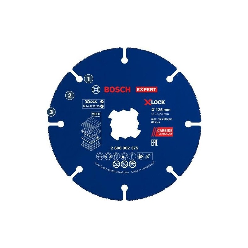DISCO CORTE MULTI WHEEL EXPERT CARBIDE 125X22.23