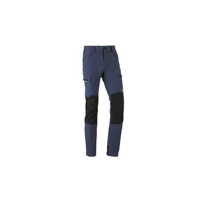 PANTALON STRETCH MULTIBOLSILLOS AZUL/NEGRO T.XL