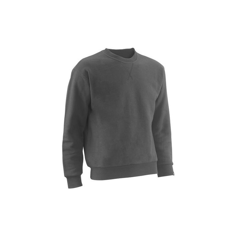 SUDADERA UNISEX GRIS ALGODON TEAM T.XL