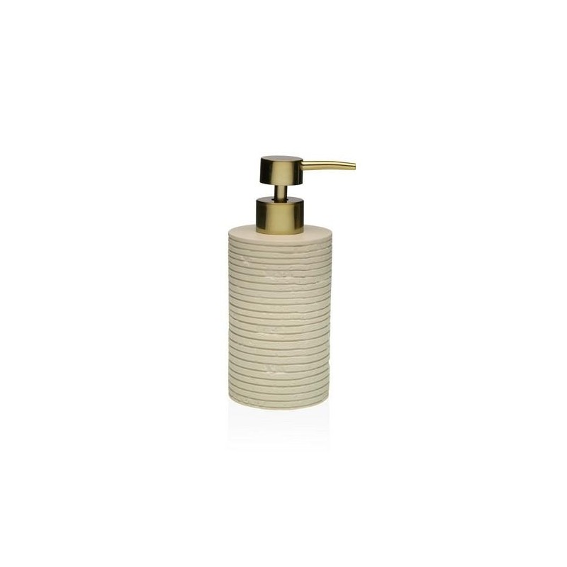 DISPENSADOR BAÑO BURSA BEIGE Y DORADO 22231121
