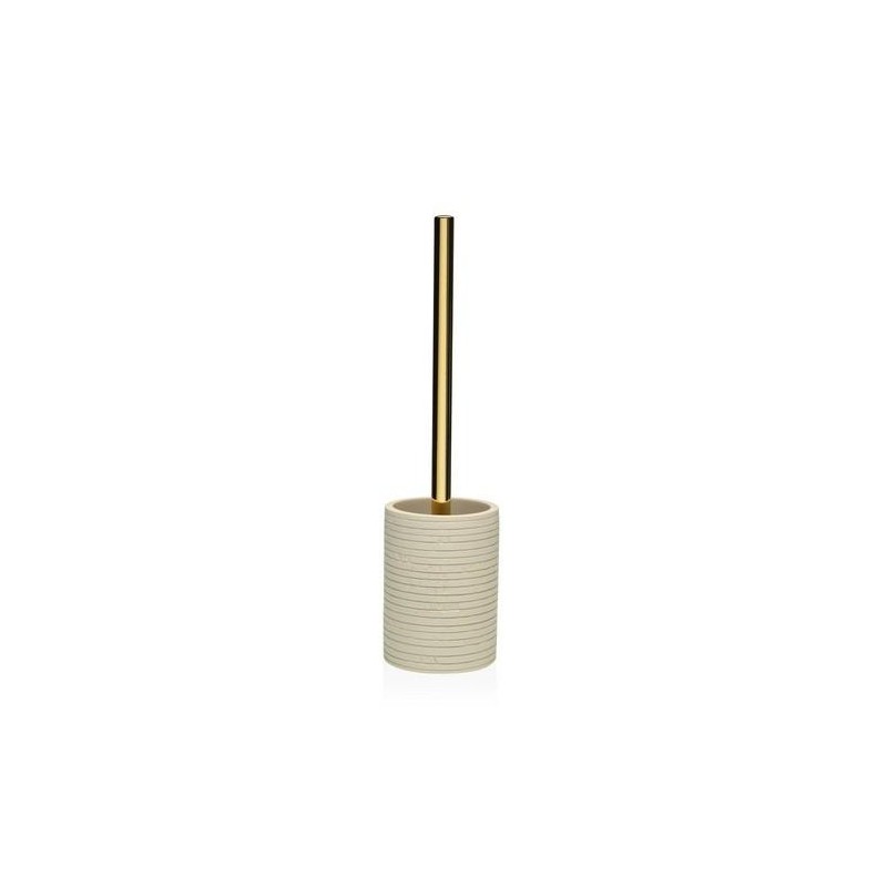 ESCOBILLERO BURSA BEIGE Y DORADO 22231123