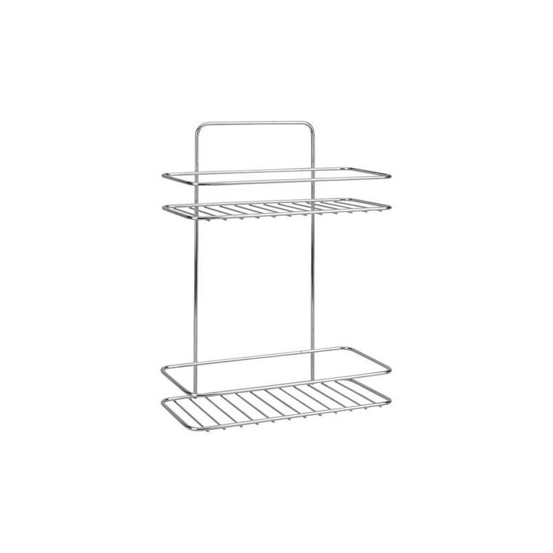 ESTANTE BAÑO 2 ALTURAS REFLEX LUXY 26X13X35CM