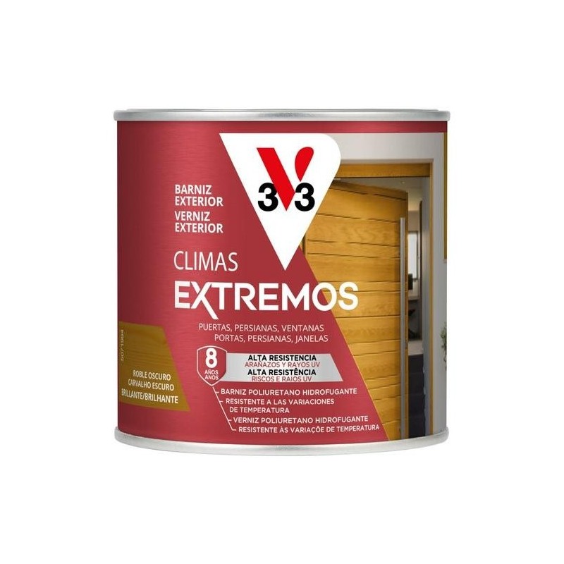 BARNIZ CLIMAS EXTREMOS BRILLANTE ROBLE OSCURO 250M