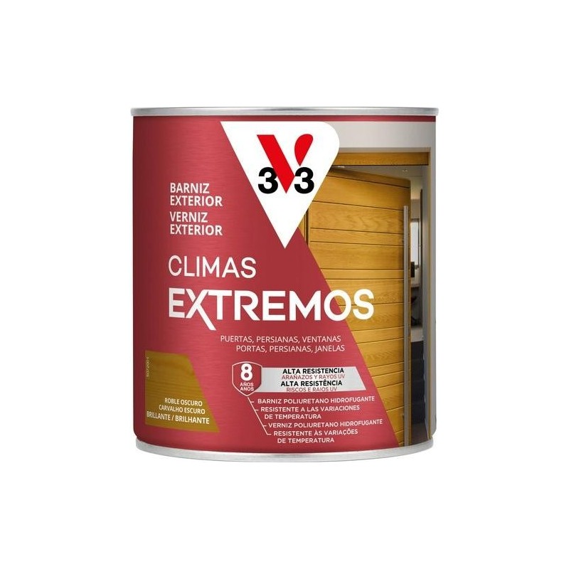 BARNIZ CLIMAS EXTREMOS BRILLANTE ROBLE OSCURO 750M