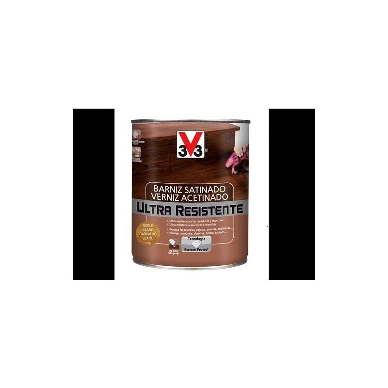 BARNIZ INT. ULTRA RESIST. SATIN. 750ML ROBLE CLARO