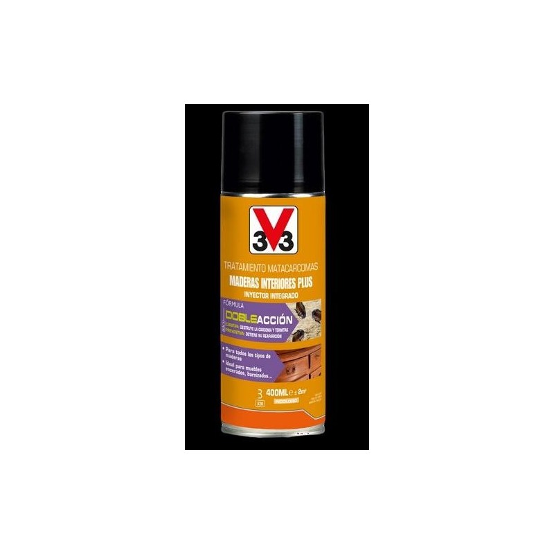MATACARCOMAS MADERAS INTERIOR PLUS 400ML