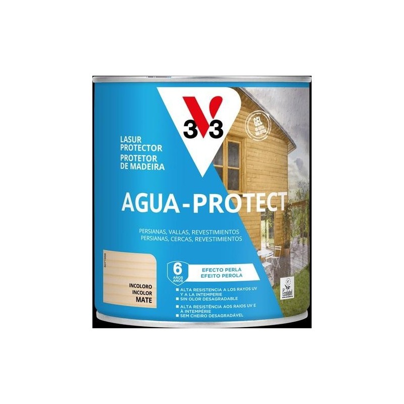 LASURE AGUA PROTECT INCOLORO MATE 0.75L
