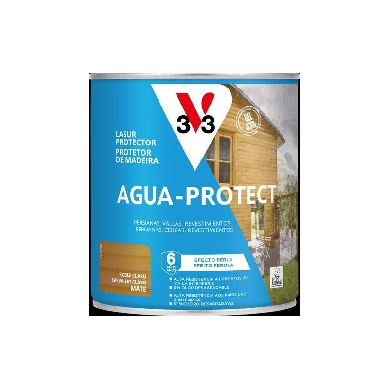LASURE AGUA PROTECT ROBLE CLARO MATE 0.75L