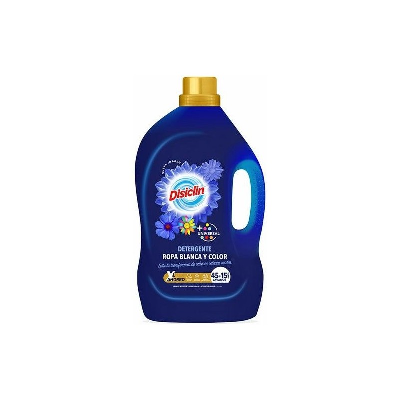 DETERGENTE UNIVERSAL ROPA BLANCA/COLOR 45+15 DOSIS