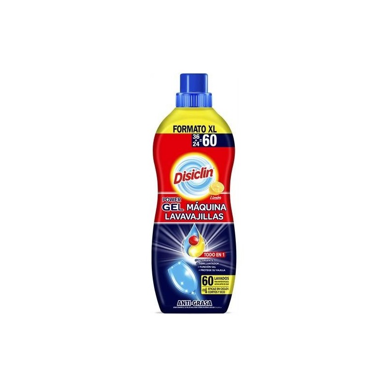 GEL LAVAVAJILLAS MAQUINA TODO EN 1 60 DOSIS
