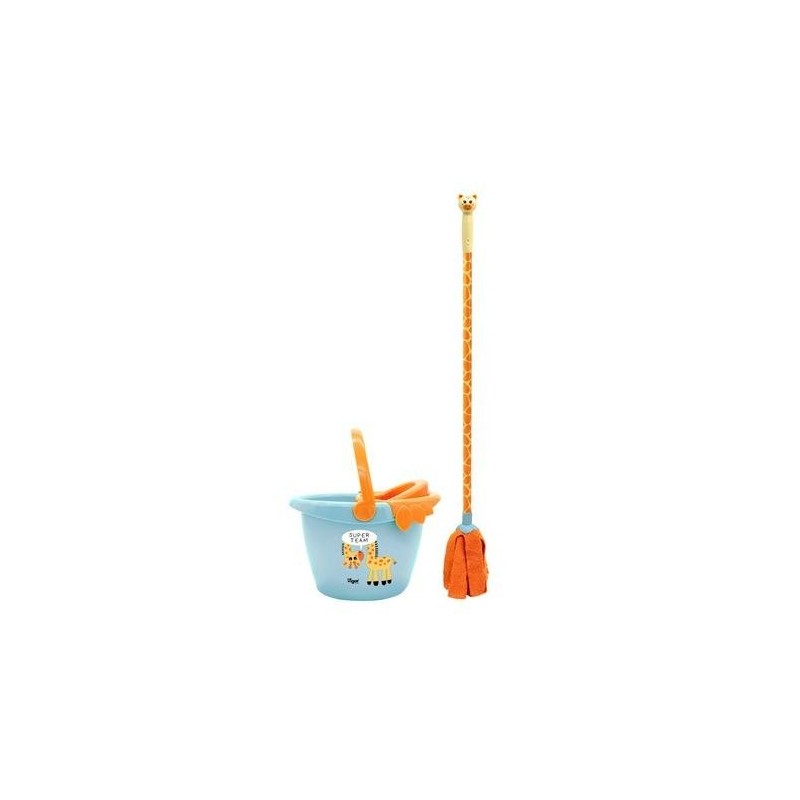 SET FREGAR JIRAFA KIDS (FREGONA+CUBO) 11362