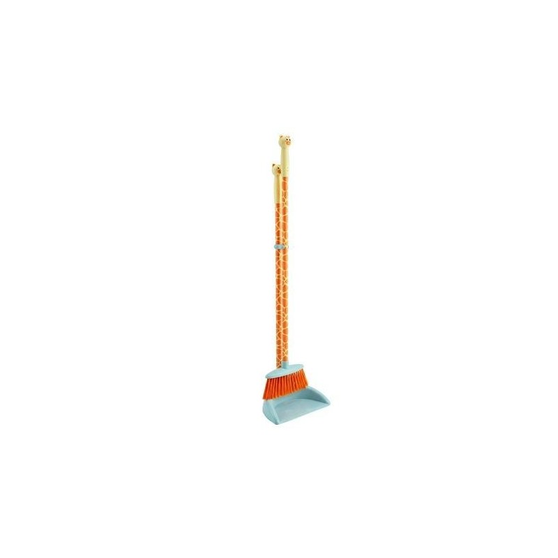 SET INFANTIL BARRER GIRAFA RECOGEDOR Y PALO