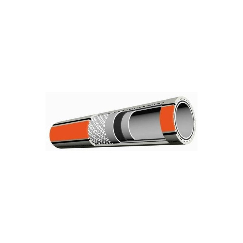 KIT MANGUERA C/REFUERZO 15MMX15M QLIMAX GTS GRIS