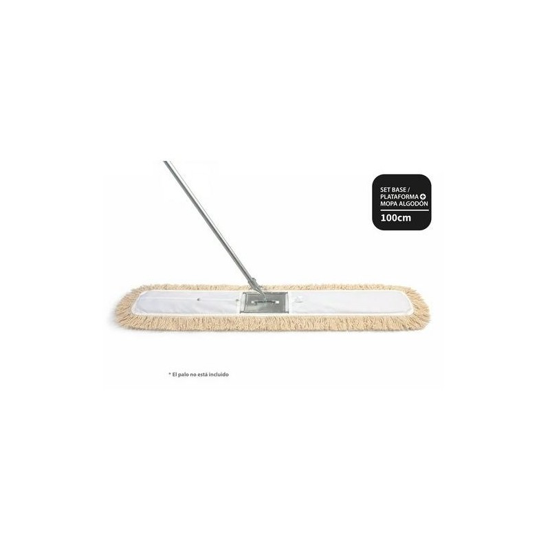 SET BASE + RECAMBIO MOPA ALGODON 100 CM