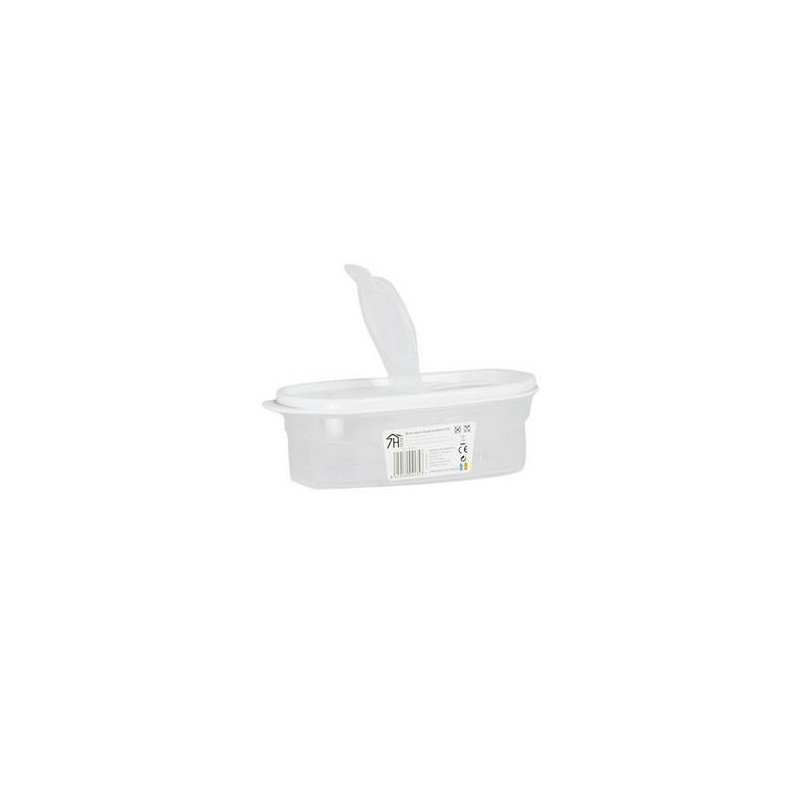 BOTE CON TAPA DESPENSADORA 0,6L BLANCO 4135