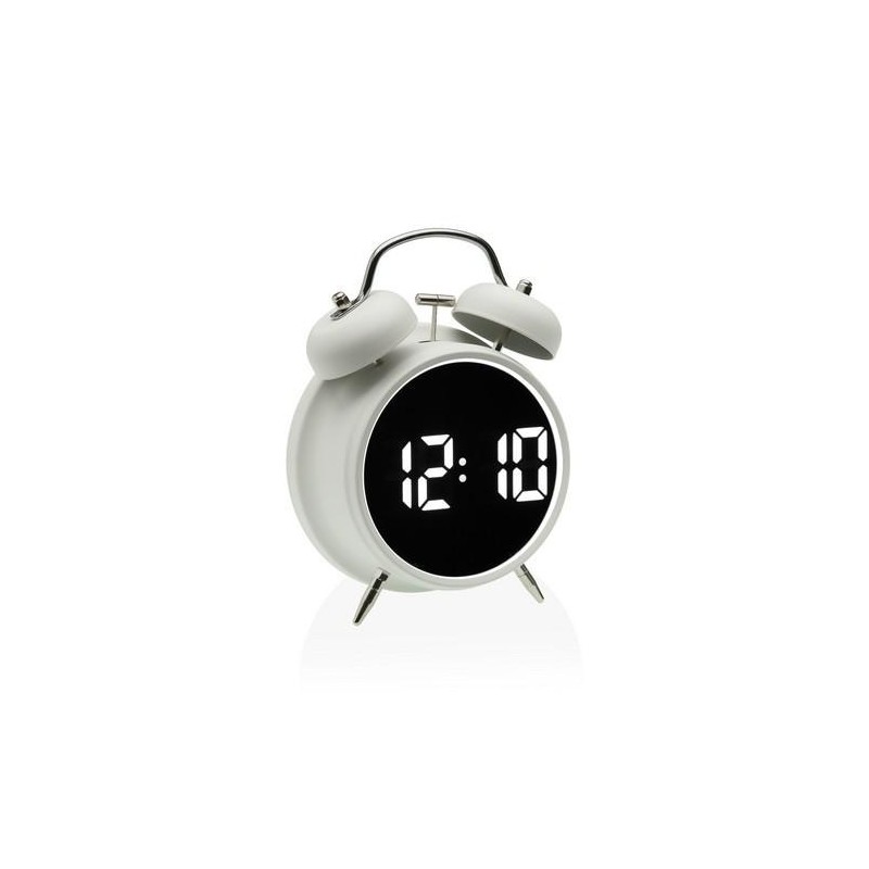 RELOJ DESPERTADOR DIGITAL BLANCO 22730009