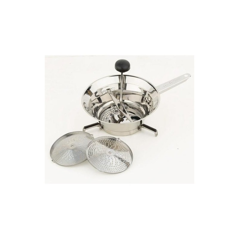 PASAPURES INOX CON 3 DISCOS INOX 20 CM