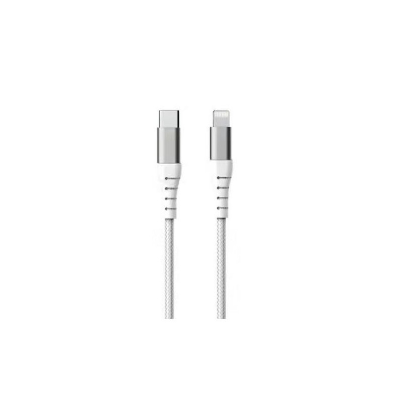 CABLE USB C/ LIGHTNING REFORZADO CARGA RAPIDA 1,2M