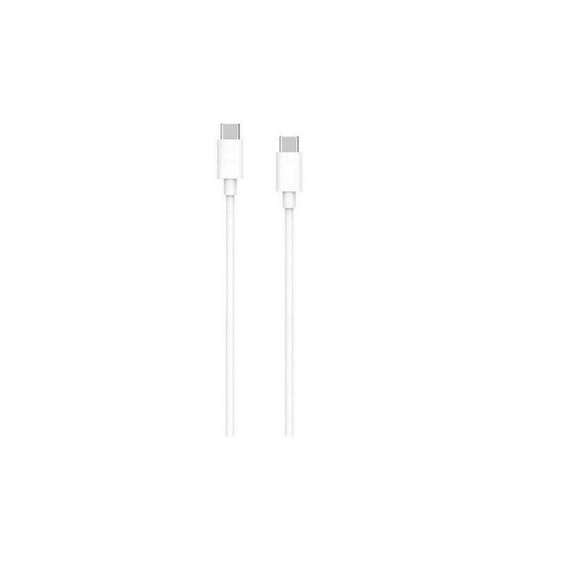 CABLE USB-C 60W POWER DELIVERY 2M 3A BLANCO