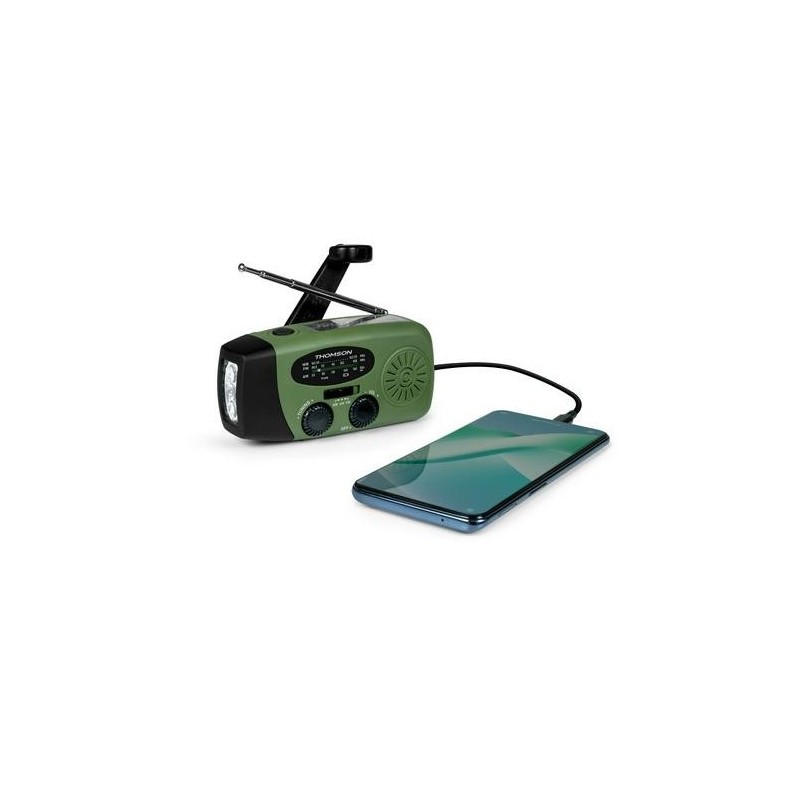 RADIO AM/FM C/LINTERNA Y POWERBANK 2000MAH RT260
