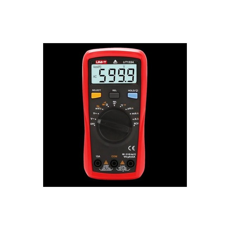 MULTIMETRO DIGITAL AUTORANGO AC/DC 10A 600V