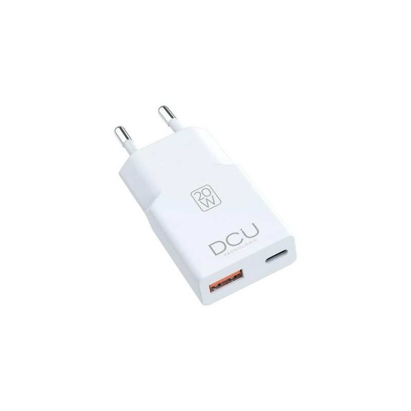 CARGADOR SUPER SLIM USB-C PD 20W+USB-A QC 18W
