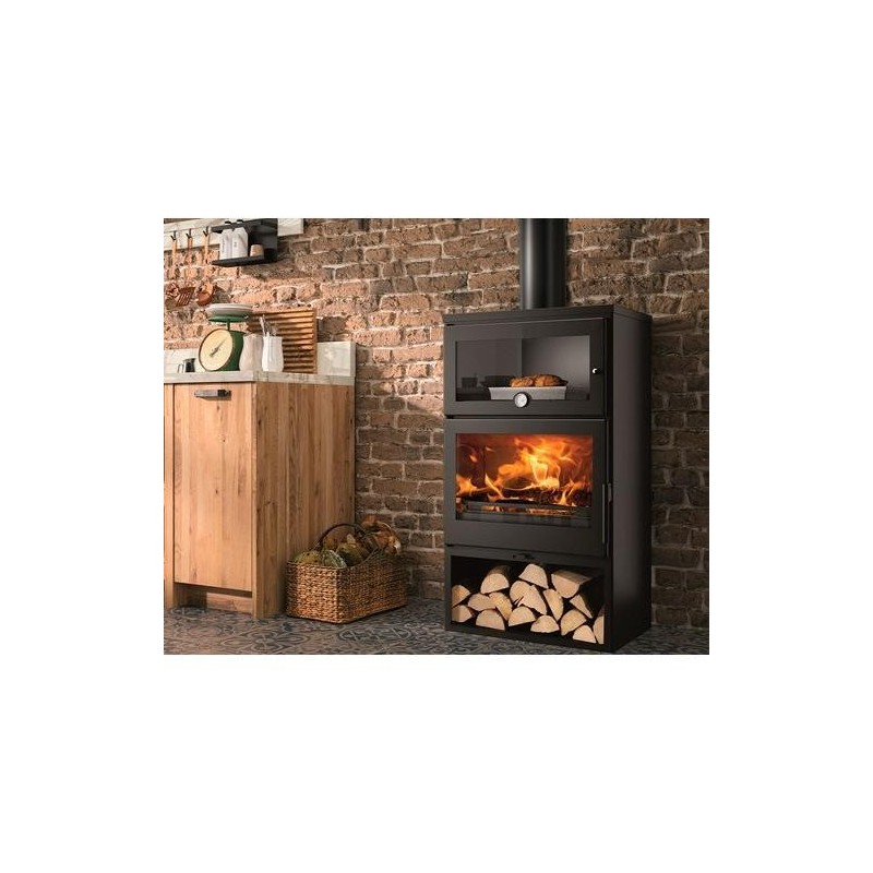 ESTUFA DE LEÑA ZAMORA ECODESIGN 7.1KW 11020