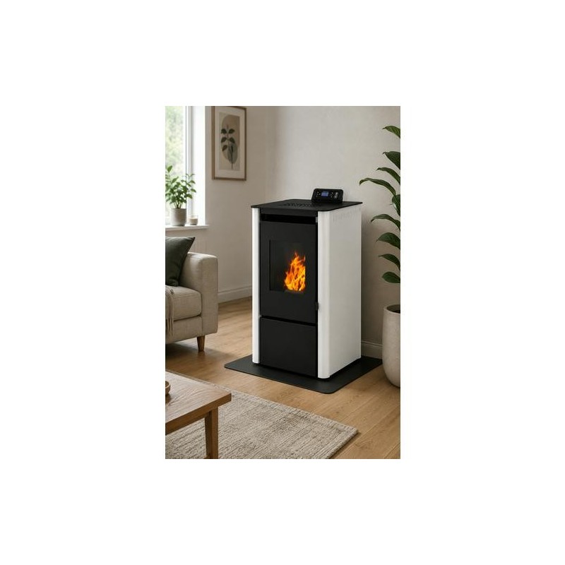 ESTUFA PELLETS XFS FIRESIDE PSC-B 6 KW BLANCO