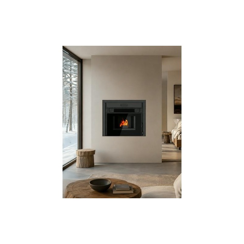 INSERT PELLETS XFS FIRESIDE P-IN9 - 9 KW NEGRO