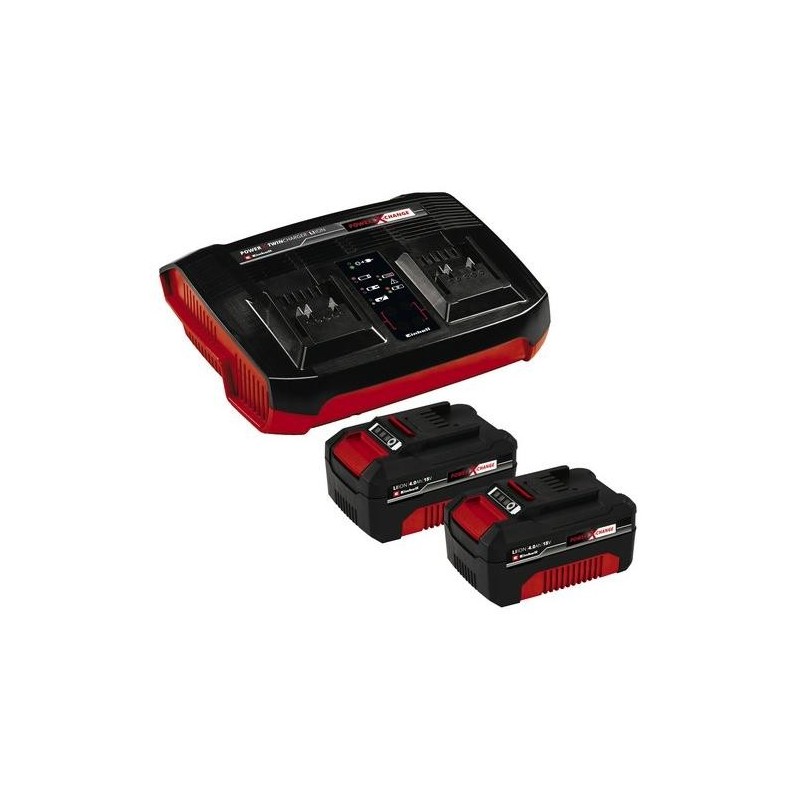 STARTER KIT 2 BATERIAS X 4.0AH CARGADOR DOBLE