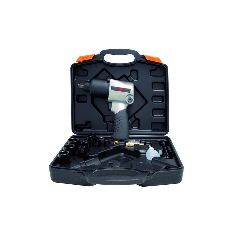 LLAVE DE IMPACTO EN KIT DE 1/2" CON VASOS 041120