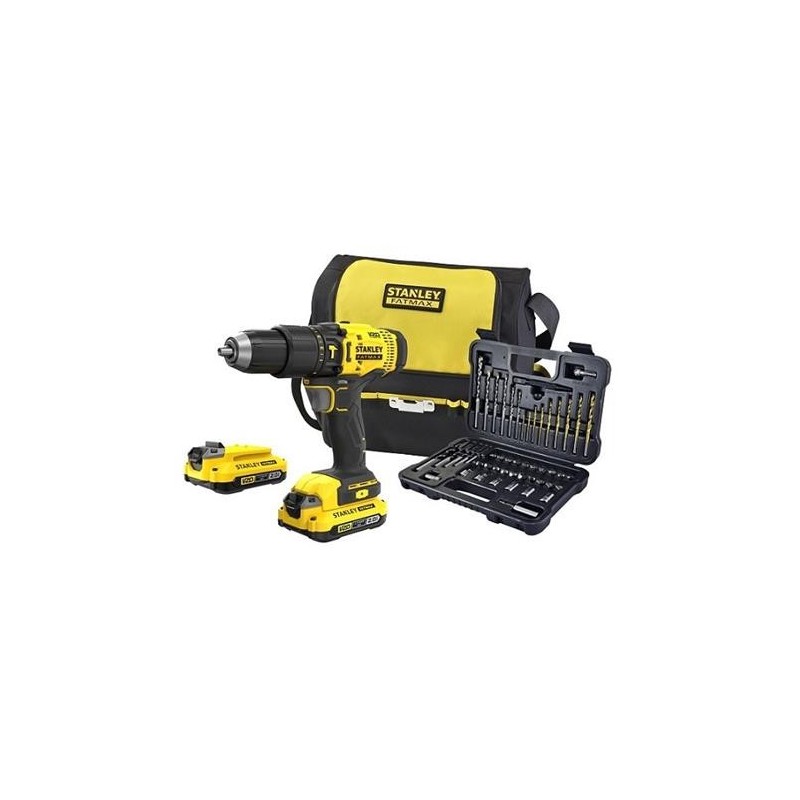 KIT TALADRO PERCUTOR V20 SET 50 ACC. BOLSA