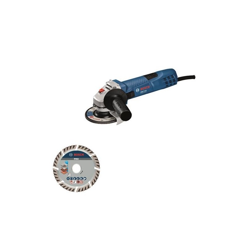 MINIAMOLADORA GWS 7-115 PROFESSIONAL 720W DISCO
