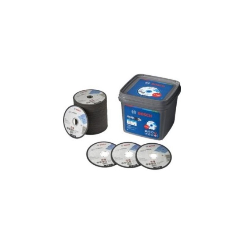 100 DISCOS DE CORTE STANDARD METAL 125MM