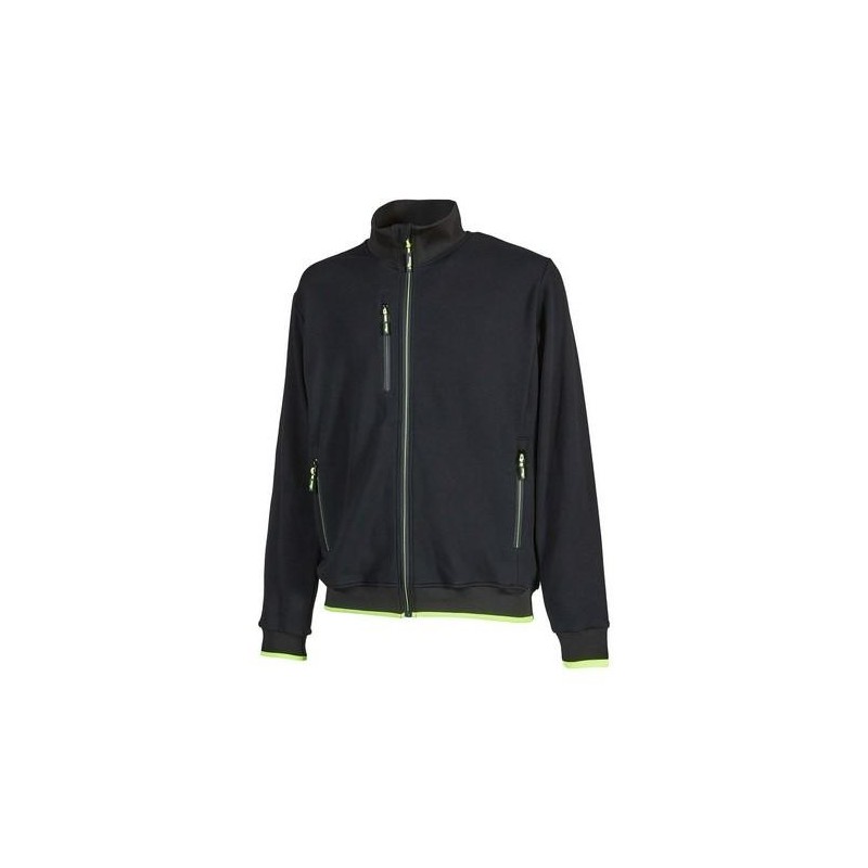 SUDADERA TRABAJO WASP NEGRO CARBON T-S