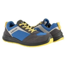 ZAPATO FLEX AZUL-AMARILLO T-47