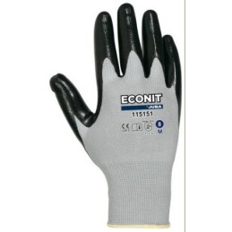 GUANTE ECO-NIT NEGRO T-8...