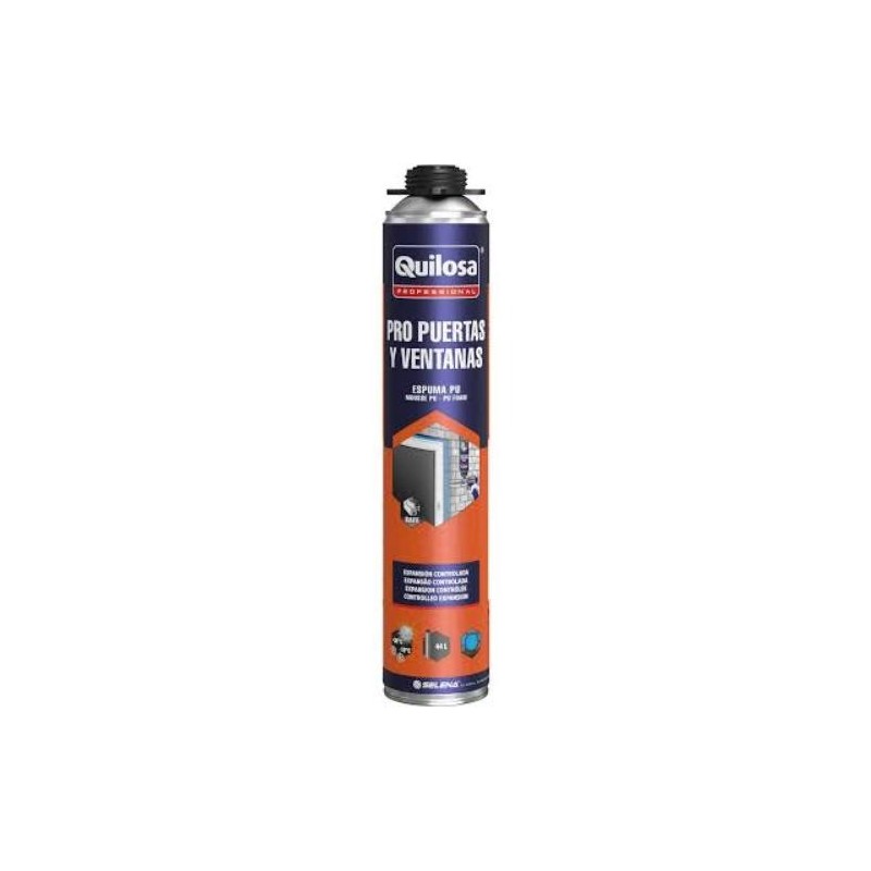 ESPUMA PUERTAS VENTANAS PRO PU PISTOLA AZUL 750ML