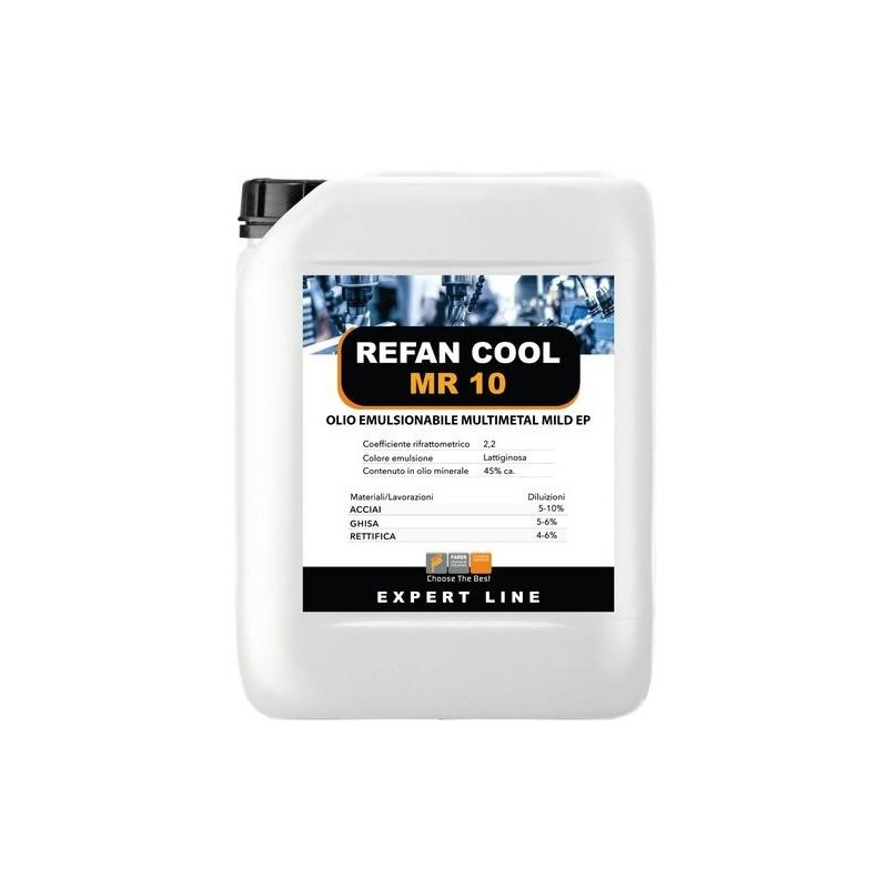 ACEITE EMULSIONANTE MULTIMETAL 5KG REFAN COOL MR10