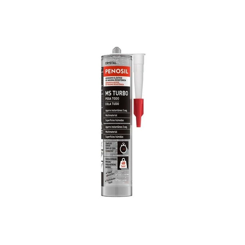 ADHESIVO MONTAJE MS TURBO CRYSTAL 290 ML TRANSP