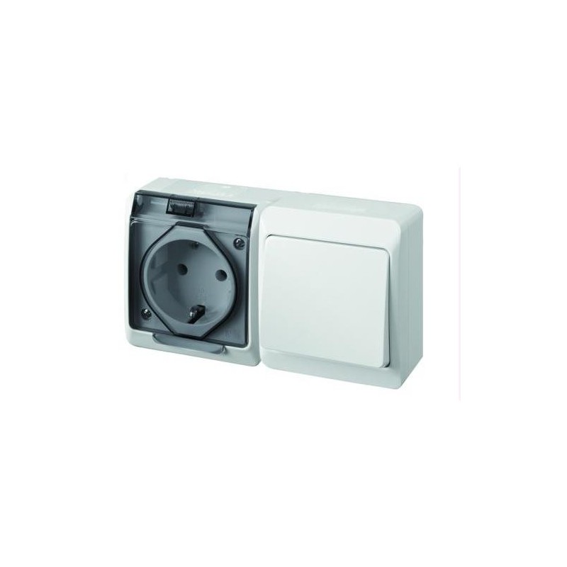 CONMUTADOR BASE TT. ESTANCO 16 AH. 250 V. IP54