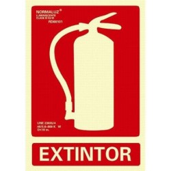 CARTEL PVC 21X30 EXTINTOR