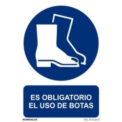 SEÑAL USO OBLIGATORIO BOTAS